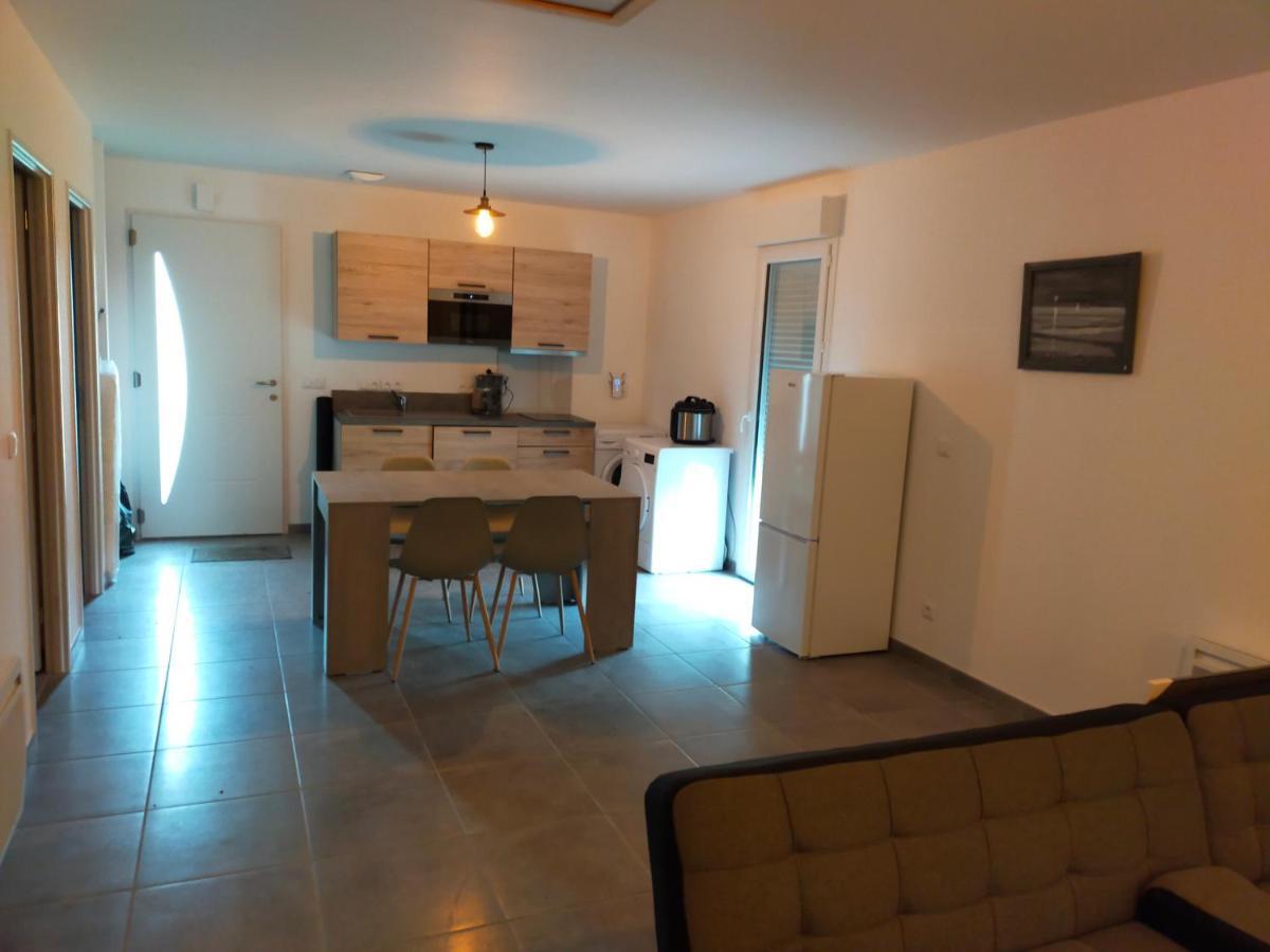 Maison Individuelle Neuve Plein Pied Avec Terrasse Et Jardin Clos 10Minutes A Pied De La Plage 基贝维尔 外观 照片