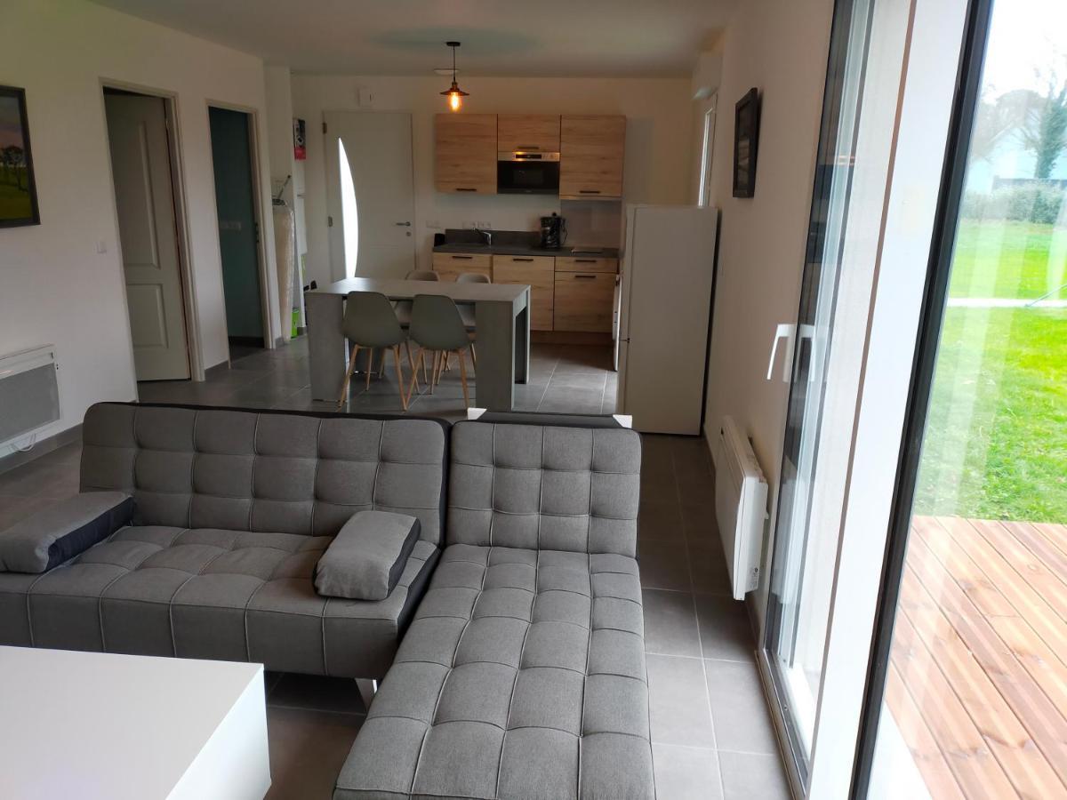 Maison Individuelle Neuve Plein Pied Avec Terrasse Et Jardin Clos 10Minutes A Pied De La Plage 基贝维尔 外观 照片