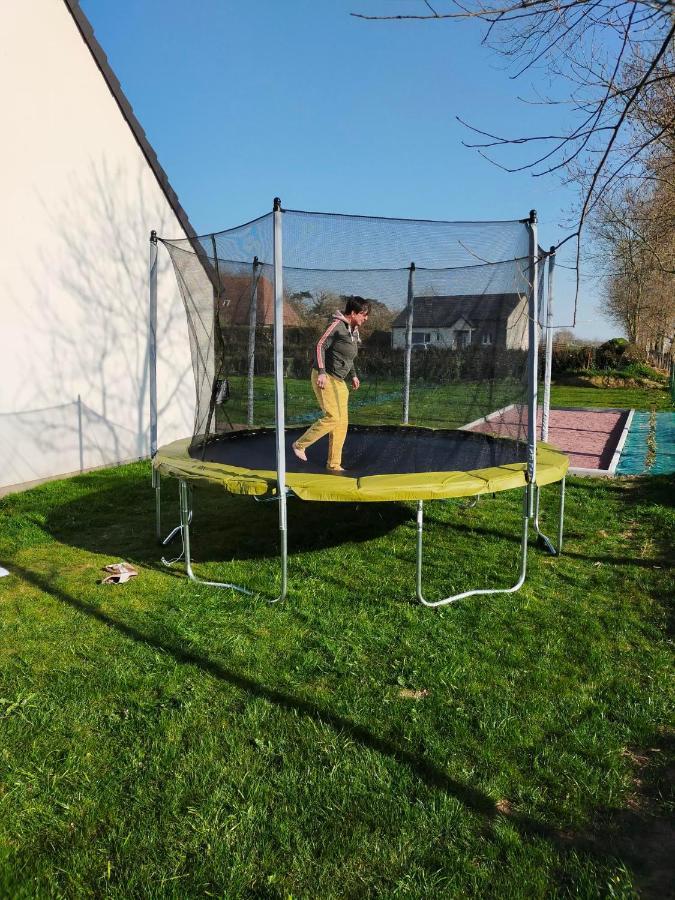 Maison Individuelle Neuve Plein Pied Avec Terrasse Et Jardin Clos 10Minutes A Pied De La Plage 基贝维尔 外观 照片