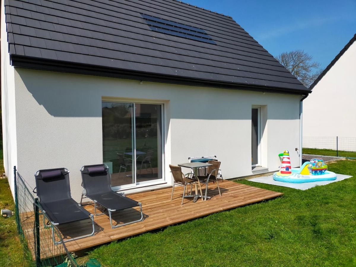 Maison Individuelle Neuve Plein Pied Avec Terrasse Et Jardin Clos 10Minutes A Pied De La Plage 基贝维尔 外观 照片